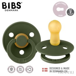 BIBS COLOUR GREEN HUNTER M Smoczek Uspokajający kauczuk Hevea