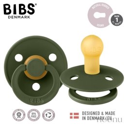 BIBS COLOUR GREEN HUNTER S Smoczek Uspokajający kauczuk Hevea