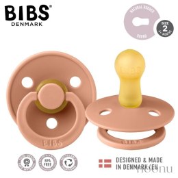 BIBS COLOUR PEACH M Smoczek Uspokajający kauczuk Hevea