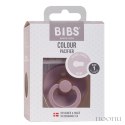 BIBS COLOUR PINK PLUM S Smoczek Uspokajający kauczuk Hevea