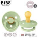 BIBS COLOUR PISTACHIO S Smoczek Uspokajający kauczuk Hevea