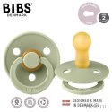 BIBS COLOUR SAGE M Smoczek Uspokajający kauczuk Hevea