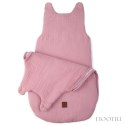 Hi Little One śpiworek dla Noworodka muślin TOG 3,0 ONE BAG BABY PINK roz S