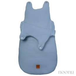 Hi Little One śpiworek dla Noworodka muślin TOG 3,0 ONE BAG Baby Blue roz S