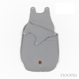 Hi Little One śpiworek dla Noworodka muślin TOG 3,0 ONE BAG Grey roz S