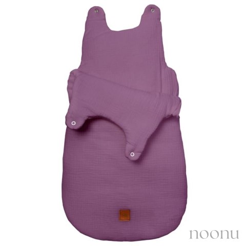 Hi Little One śpiworek dla Noworodka muślin TOG 3,0 ONE BAG Lavender roz S