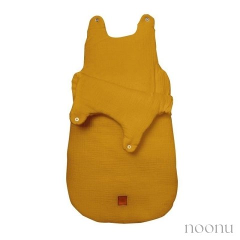 Hi Little One śpiworek dla Noworodka muślin TOG 3,0 ONE BAG Mustard roz S