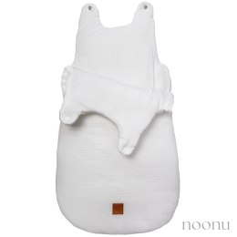 Hi Little One śpiworek dla Noworodka muślin TOG 3,0 ONE BAG White roz S