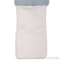 Hi Little One śpiworek dwustronny z nogawkami TOG 1,5 BIO muślin SLIM BAG BABY BLUE/JEANS roz M