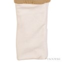 Hi Little One śpiworek dwustronny z nogawkami TOG 1,5 BIO muślin SLIM BAG BEIGE/WHITE roz M