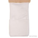 Hi Little One śpiworek dwustronny z nogawkami TOG 1,5 BIO muślin SLIM BAG BEIGE/WHITE roz M