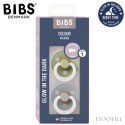 BIBS COLOUR 2-PACK SAGE NIGHT & CLOUD NIGHT S Smoczek Uspokajający kauczuk Hevea