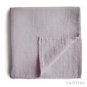 Mushie - otulacz kocyk letni 100% organic cotton Soft Mauve 120 x 120