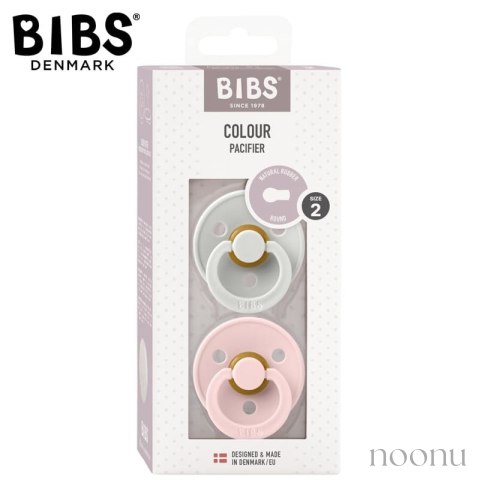 BIBS COLOUR 2-PACK HAZE & BLOSSOM M Smoczek uspokajający kauczuk Hevea