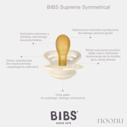 BIBS SUPREME BLUSH S Smoczek symetryczny kauczuk Hevea