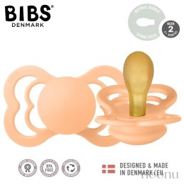 BIBS SUPREME PEACH SUNSET M Smoczek symetryczny kauczuk Hevea