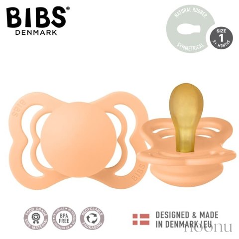 BIBS SUPREME PEACH SUNSET S Smoczek symetryczny kauczuk Hevea