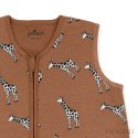 Jollein śpiworek niemowlęcy do spania letni GIRAFFE Caramel 110 cm