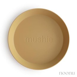 Mushie - 2 talerzyki Round Mustard