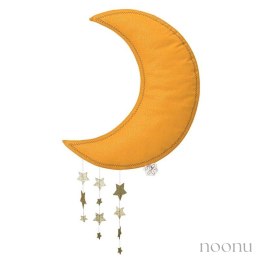 Picca LouLou - Dekoracja ścienna Sparkle Moon with Stars YELLOW 45 cm