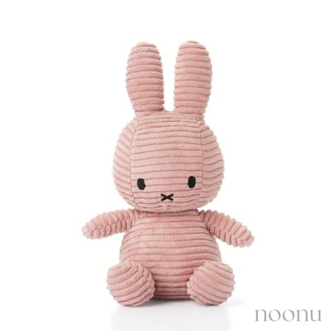 Miffy przytulanka Króliczek 33 cm sztruks PINK