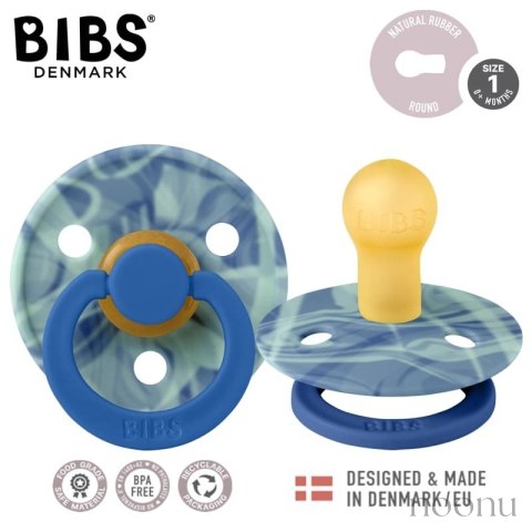 BIBS COLOUR TIE DYE OCEAN S Smoczek Uspokajający kauczuk Hevea