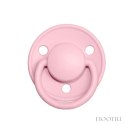 BIBS DE LUX BABY PINK Smoczek uspokajający silikonowy ONE SIZE