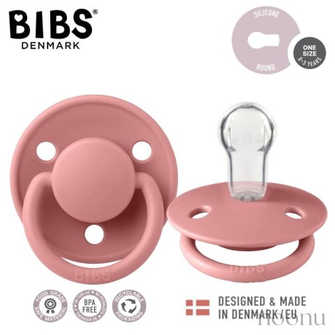 BIBS DE LUX DUSTY PINK Smoczek uspokajający silikonowy ONE SIZE