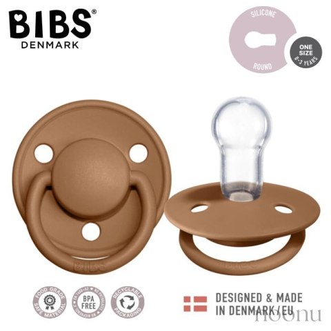 BIBS DE LUX EARTH Smoczek uspokajający silikonowy ONE SIZE