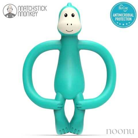 Matchstick Monkey gryzak silikonowy sensoryczny z mini szczoteczką Animals Dino