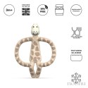 Matchstick Monkey gryzak silikonowy sensoryczny z mini szczoteczką Animals Giraffe