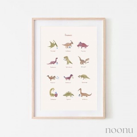 Mushie - Plakat Dinosaurs Large