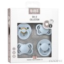 BIBS TRY-IT PACK BABY BLUE 4 smoczkowy zestaw prezentowy smoczków niemowlęcych