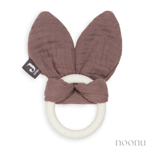 Jollein gryzak silikonowy Bunny Ears Chestnut