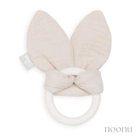 Jollein gryzak silikonowy Bunny Ears Nougat