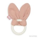 Jollein gryzak silikonowy Bunny Ears Rosewood