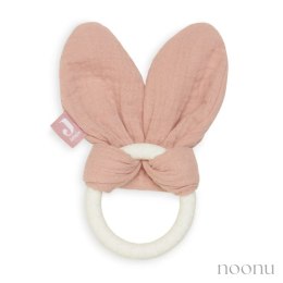 Jollein gryzak silikonowy Bunny Ears Rosewood