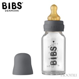 BIBS BABY GLASS BOTTLE IRON Antykolkowa Butelka Szklana dla Noworodków 110 ml