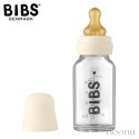 BIBS BABY GLASS BOTTLE IVORY Antykolkowa Butelka Szklana dla Noworodków 110 ml