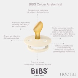 BIBS COLOUR ANATOMICAL BLUSH M Smoczek ortodontyczny kauczuk Hevea