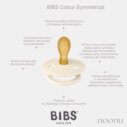 BIBS COLOUR SYMMETRICAL BLUSH M Smoczek Symetryczny kauczuk Hevea