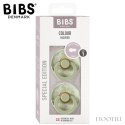 BIBS COLOUR TIE DYE 2-PACK SAGE IVORY & SAGE IVORY S Smoczek Uspokajający kauczuk Hevea