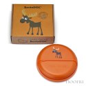 Carl Oscar BIG SnackDISC™ 5 komorowy obrotowy pojemnik na przekąski Orange - Moose