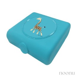 Carl Oscar Kids Sandwich Box Pojemnik na przekąski i kanapki Turquoise - Giraffe