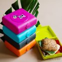 Carl Oscar Kids Sandwich Box Pojemnik na przekąski i kanapki Turquoise - Giraffe