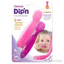 ChooMee Flexi Dip Pink & Purple 2 PACK Intuicyjna łyżeczka silikonowa niekapek do nauki jedzenia