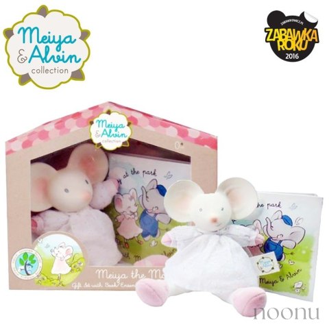 Meiya & Alvin - Meiya Mouse Mini Deluxe Teether Gift Set with Book