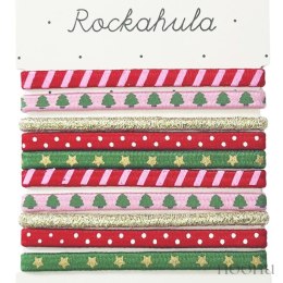 Rockahula Kids gumki do włosów dla dziewczynki 10 szt. Jolly Xmas Elastic