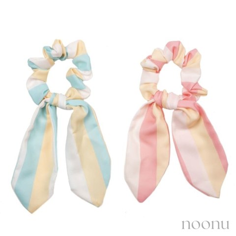 Rockahula Kids gumki scrunchie do włosów dla dziewczynki 2 szt. Bonbon Scarf Tie