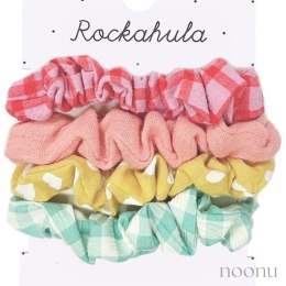 Rockahula Kids gumki scrunchie do włosów dla dziewczynki 4 szt. Colour Pop